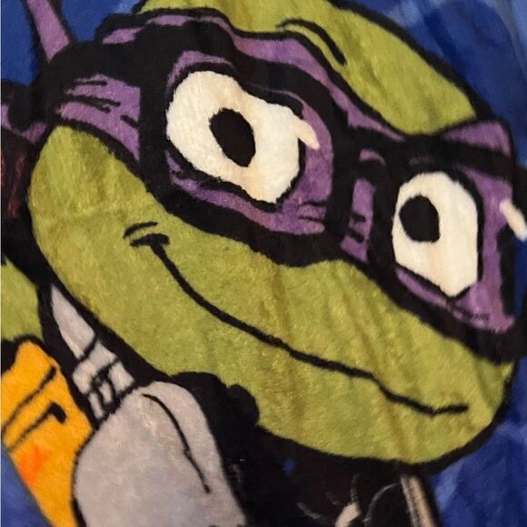 TEENAGE MUTANT NINJA TURTLES MUTANT MAYHEM MICROFIBER THROW NICKELODEON 46X60 - Picture 4 of 7